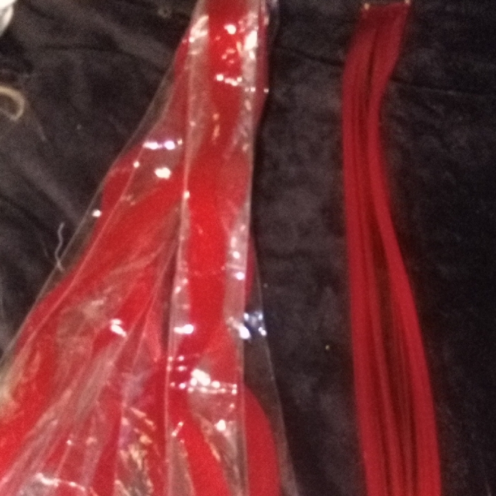 New! Set Of 10 Red Clip-in Hair